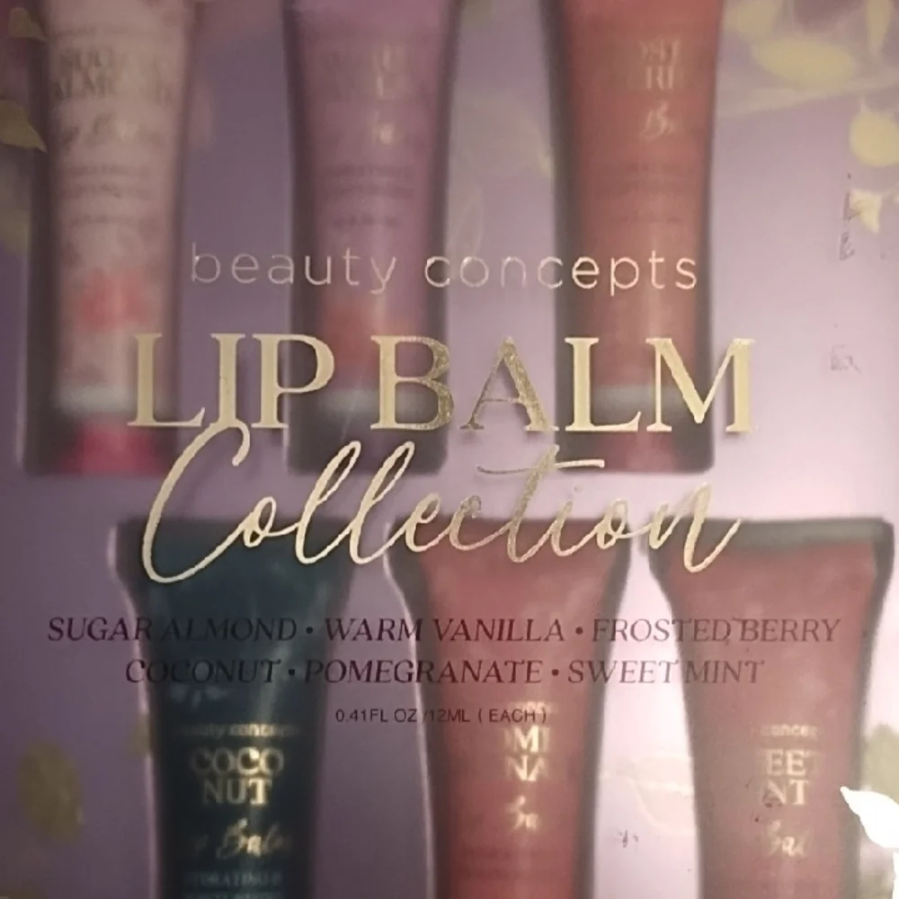 Beauty Concepts Lip Balm Collection - Set of 6 NWT